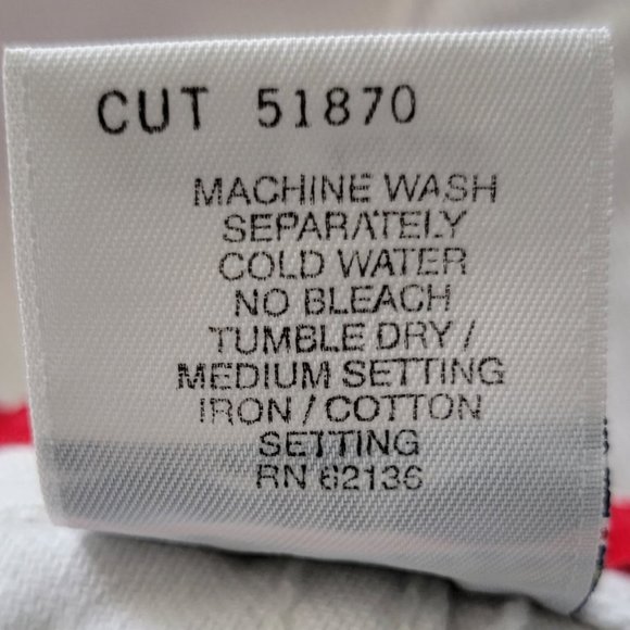 Vintage Guess Beaded Belt White Denim Jean Shorts - Picture 16 of 16